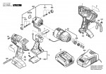 Bosch 3 601 JA1 000 Gdr 18 V-Li Mf Impact Wrench 18 V / Eu Spare Parts